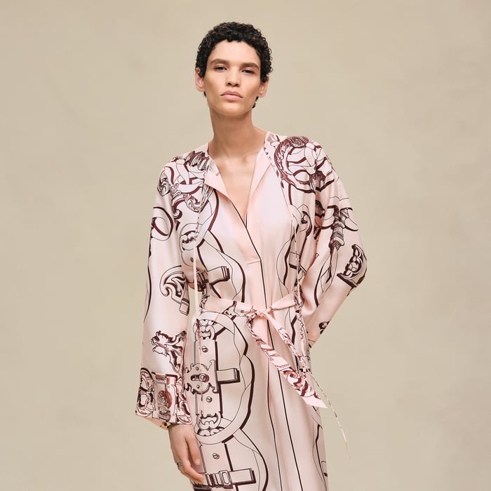Rose Opaline "Ferronnerie Remix" Caftan