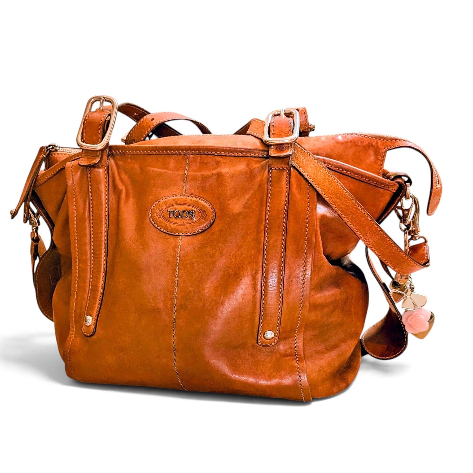 Leather handbag