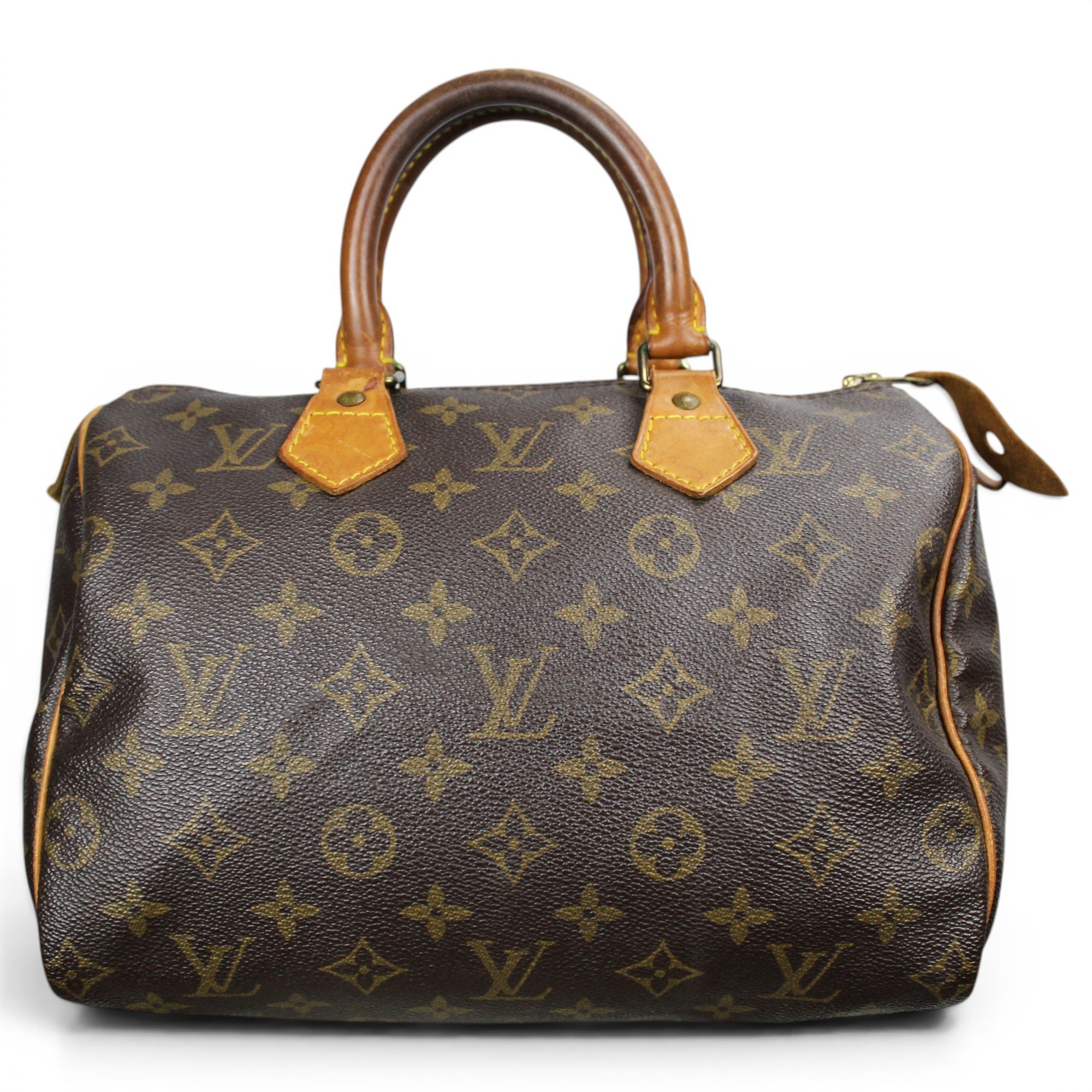 Speedy leather handbag