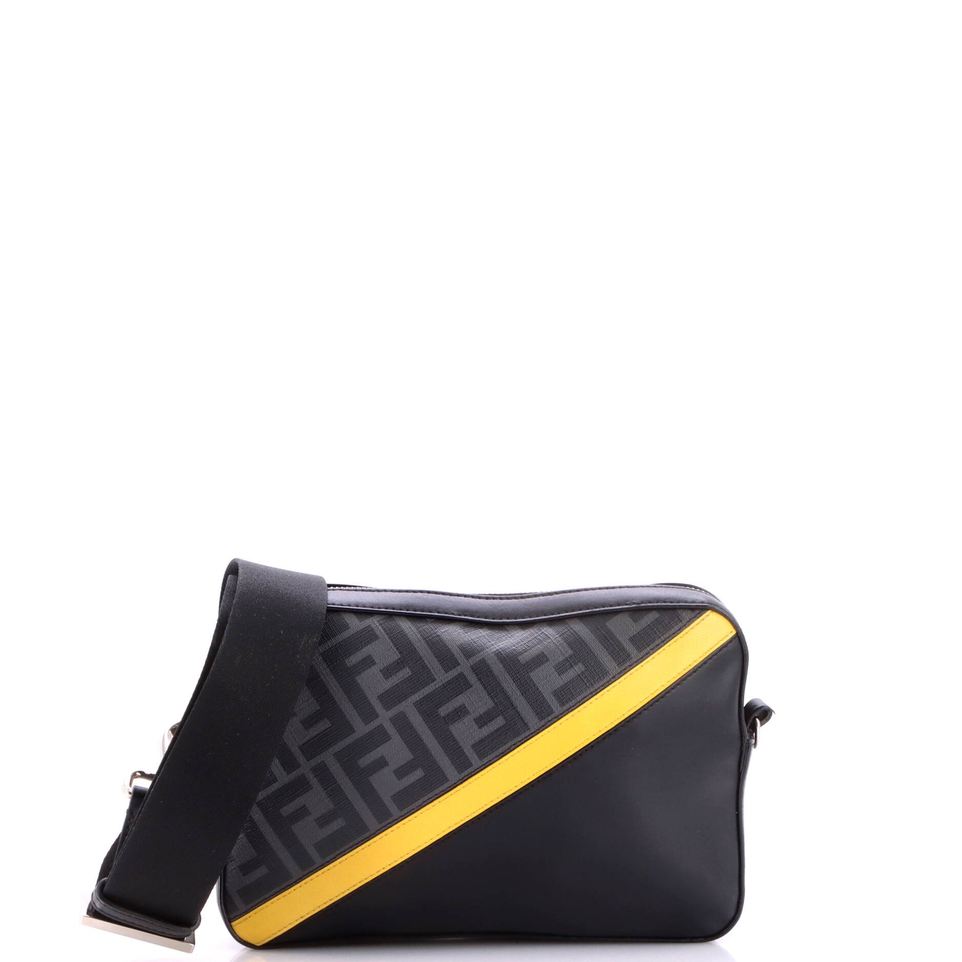 Camera Case Bag Zucca Coated Canvas and Leather Small