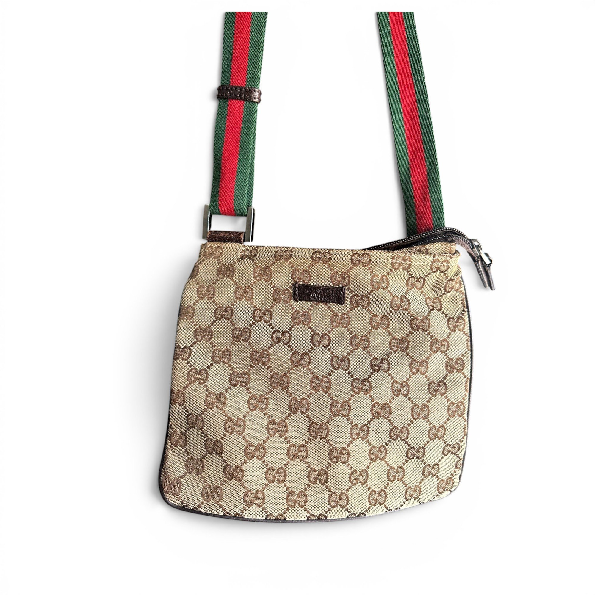 Linen crossbody bag