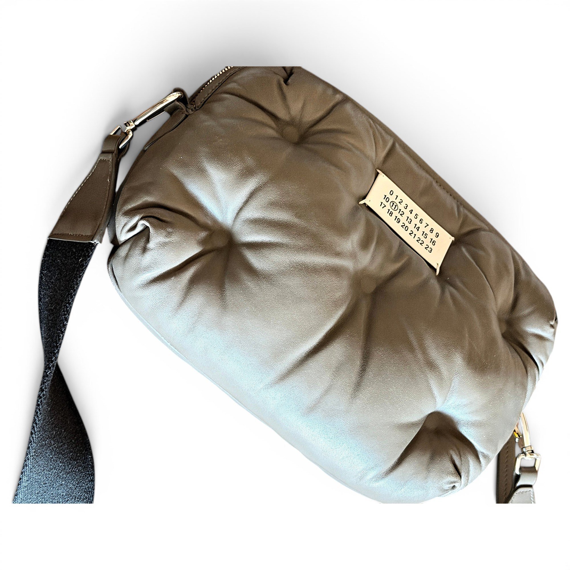 Leather crossbody bag