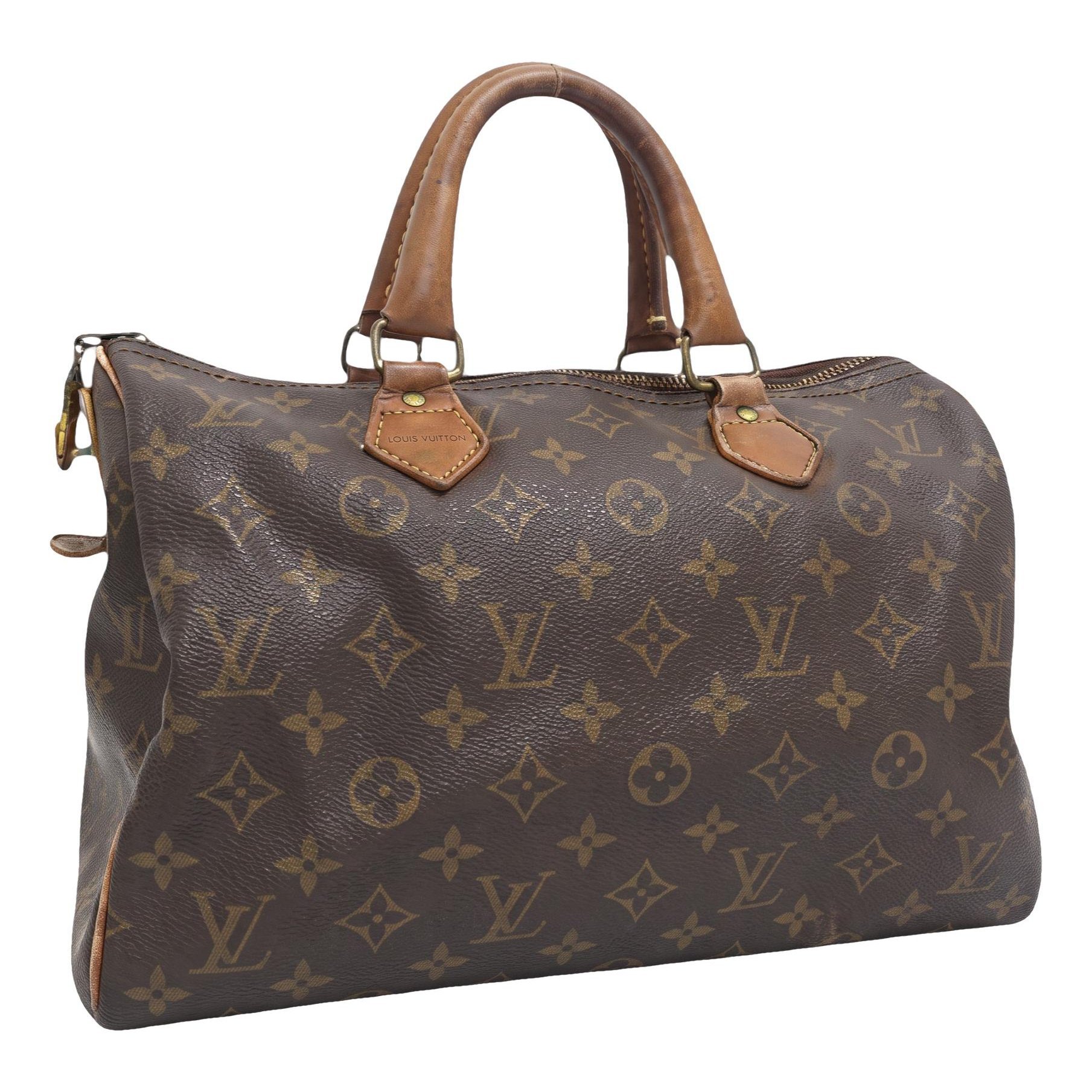 Speedy leather handbag