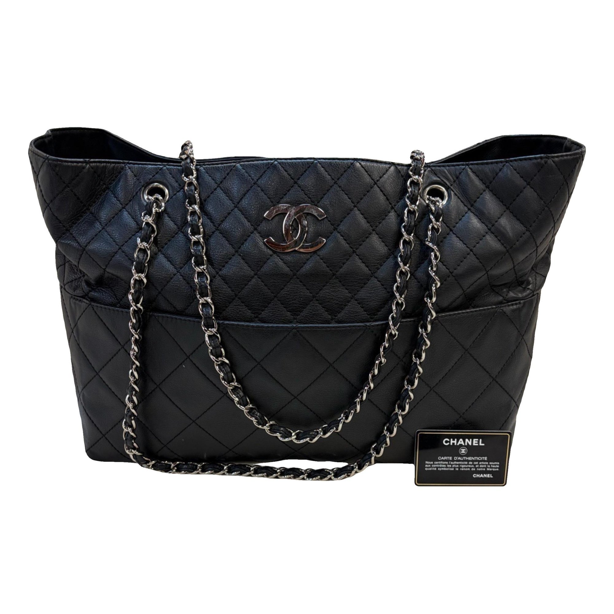 Classic CC Shopping leather tote