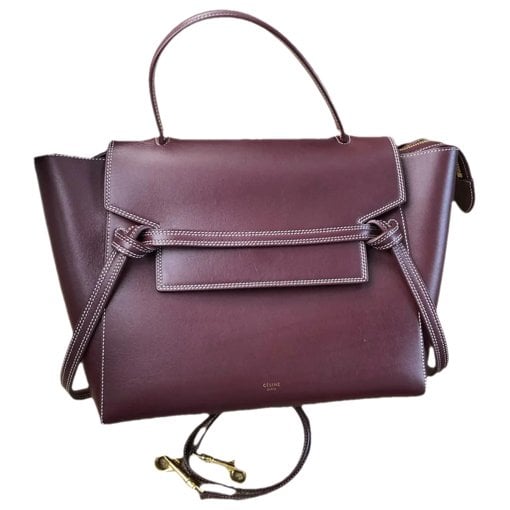 Belt leather handbag