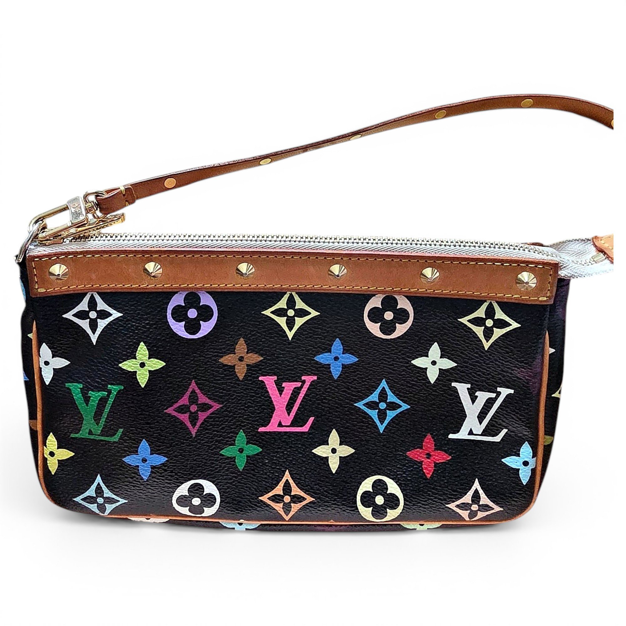 Pochette Accessoire leather handbag