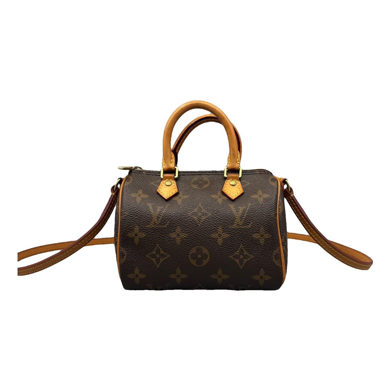 Nano Speedy / Mini HL leather handbag