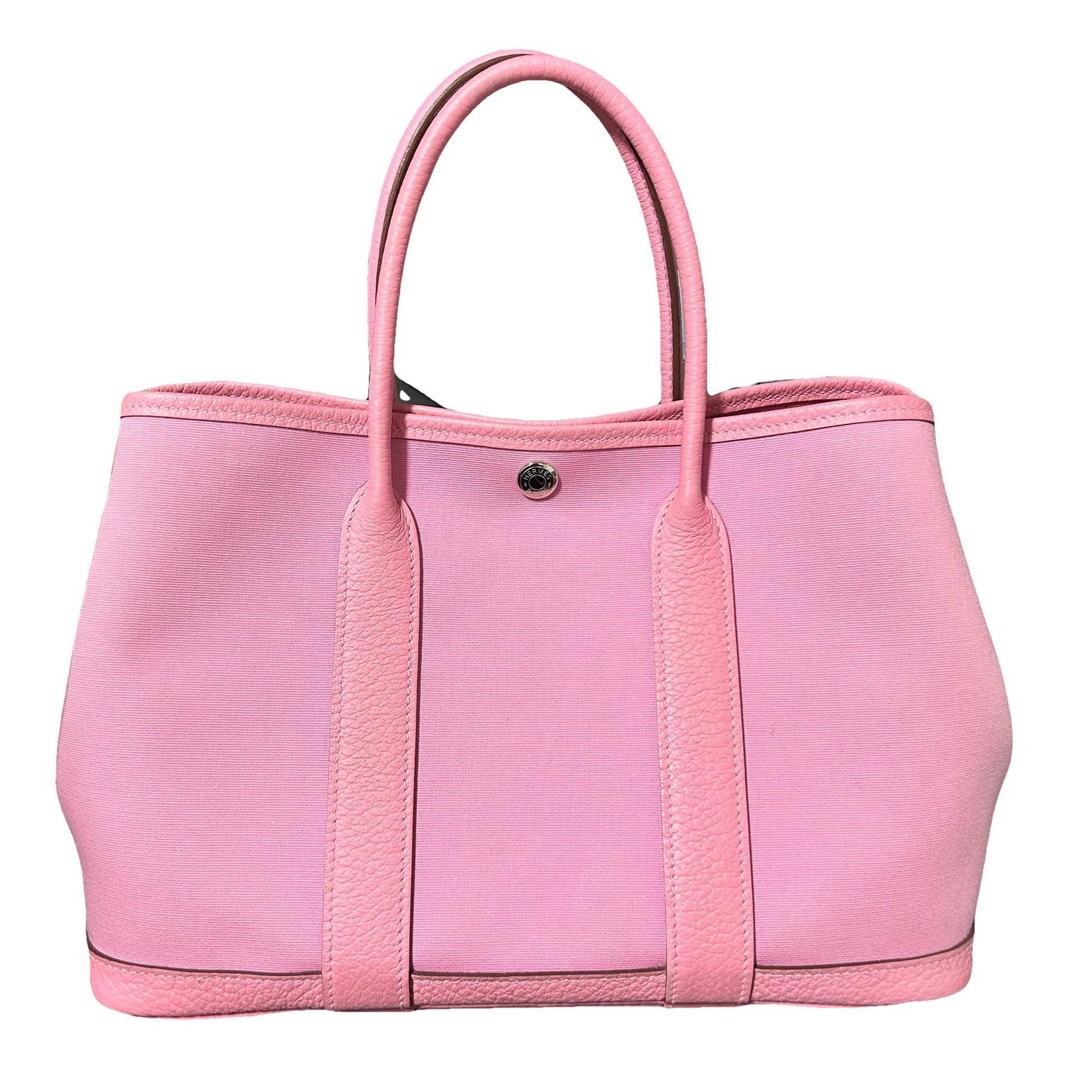 Hermes Garden Party 30 Handbag Pink