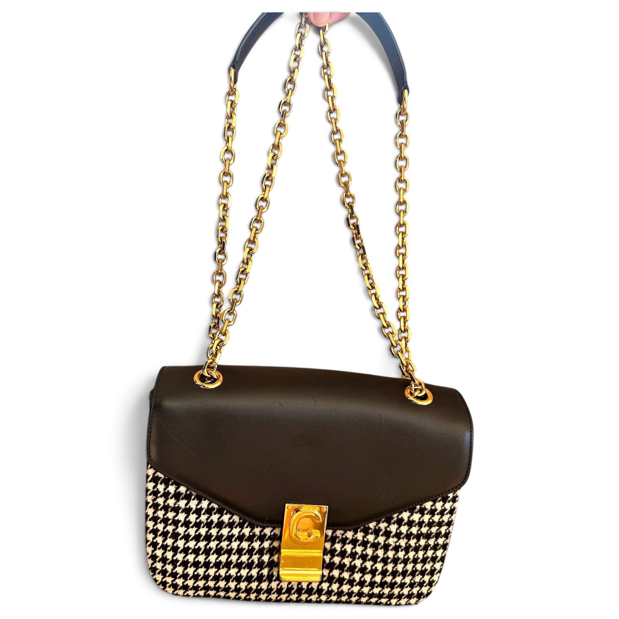C bag leather handbag