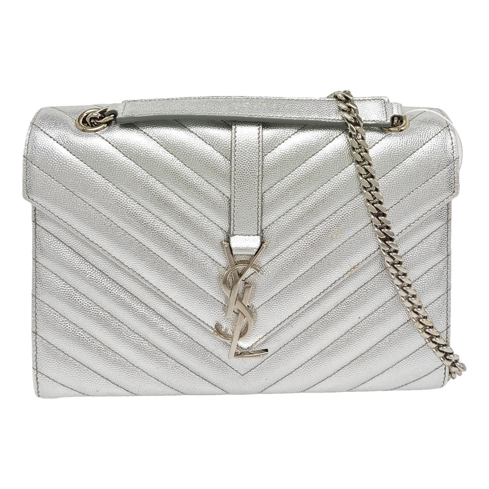 Envelope leather crossbody bag