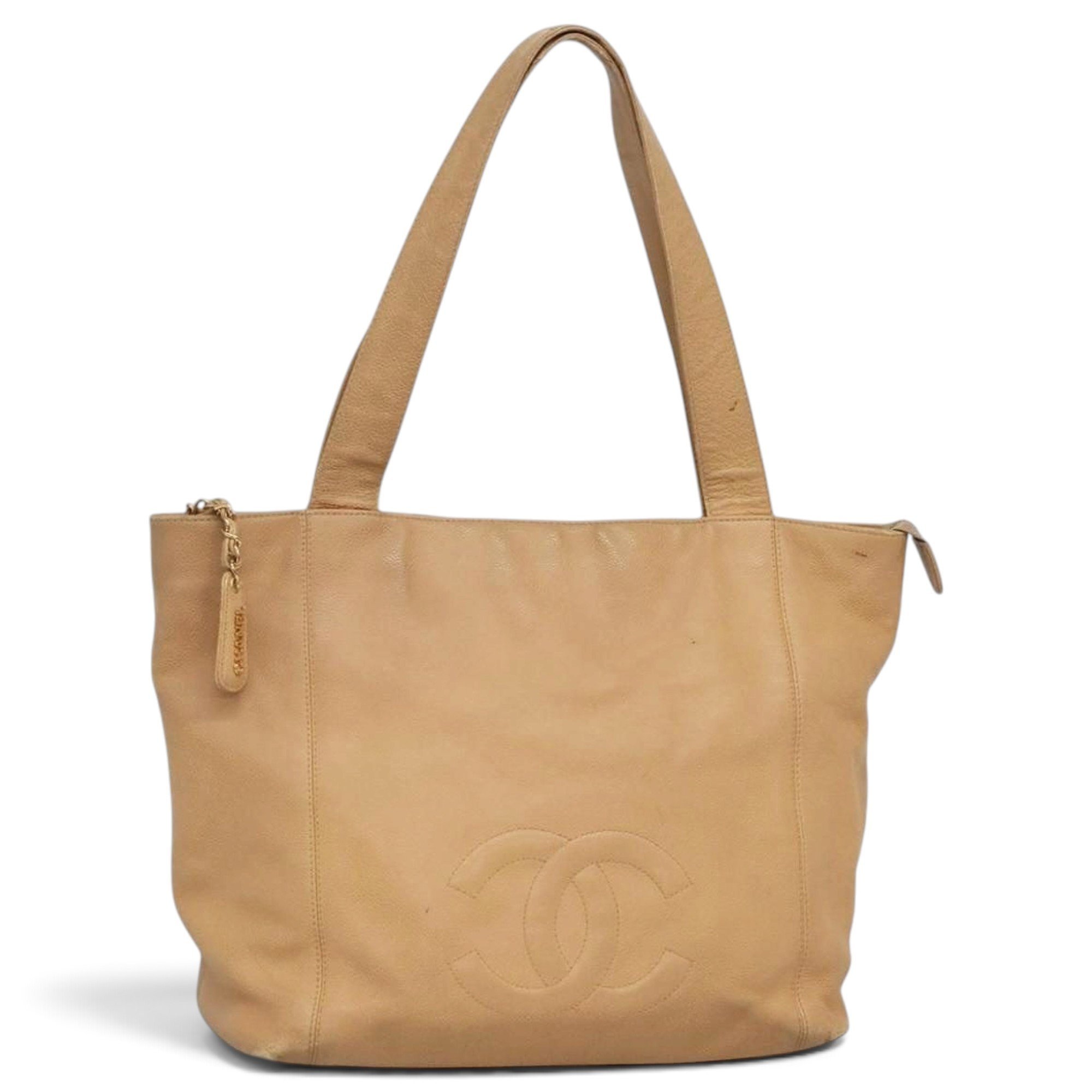 Leather tote