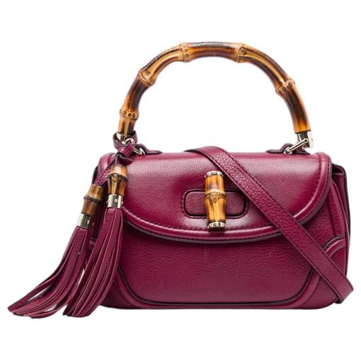 Bamboo leather satchel