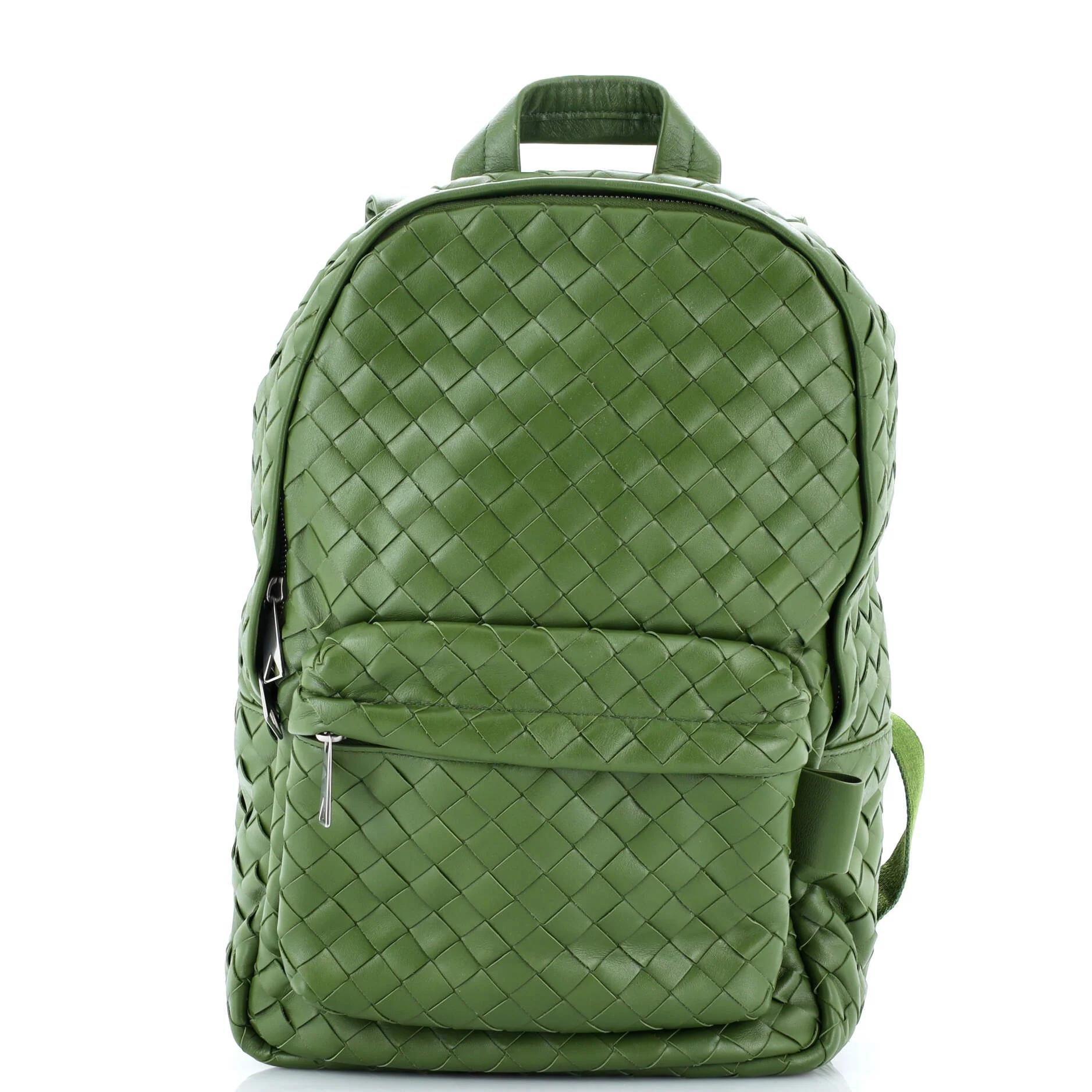 Leather backpack