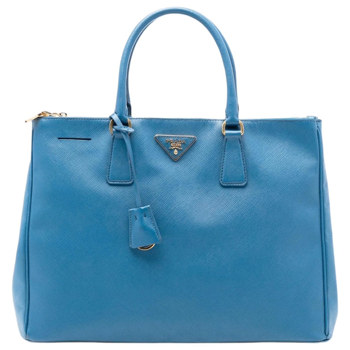 Double leather satchel