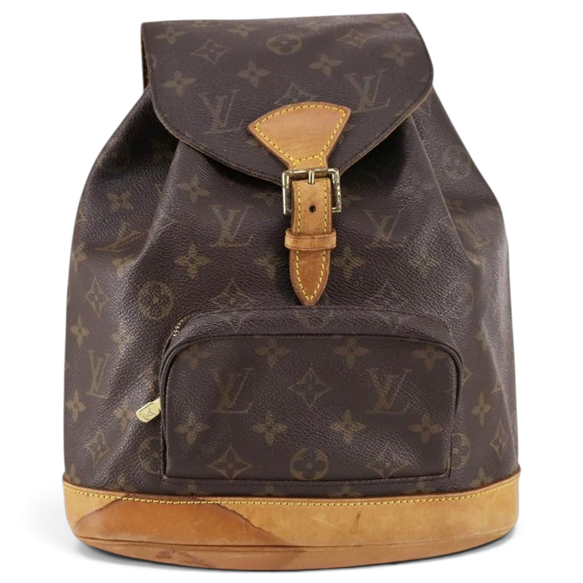 Montsouris leather backpack