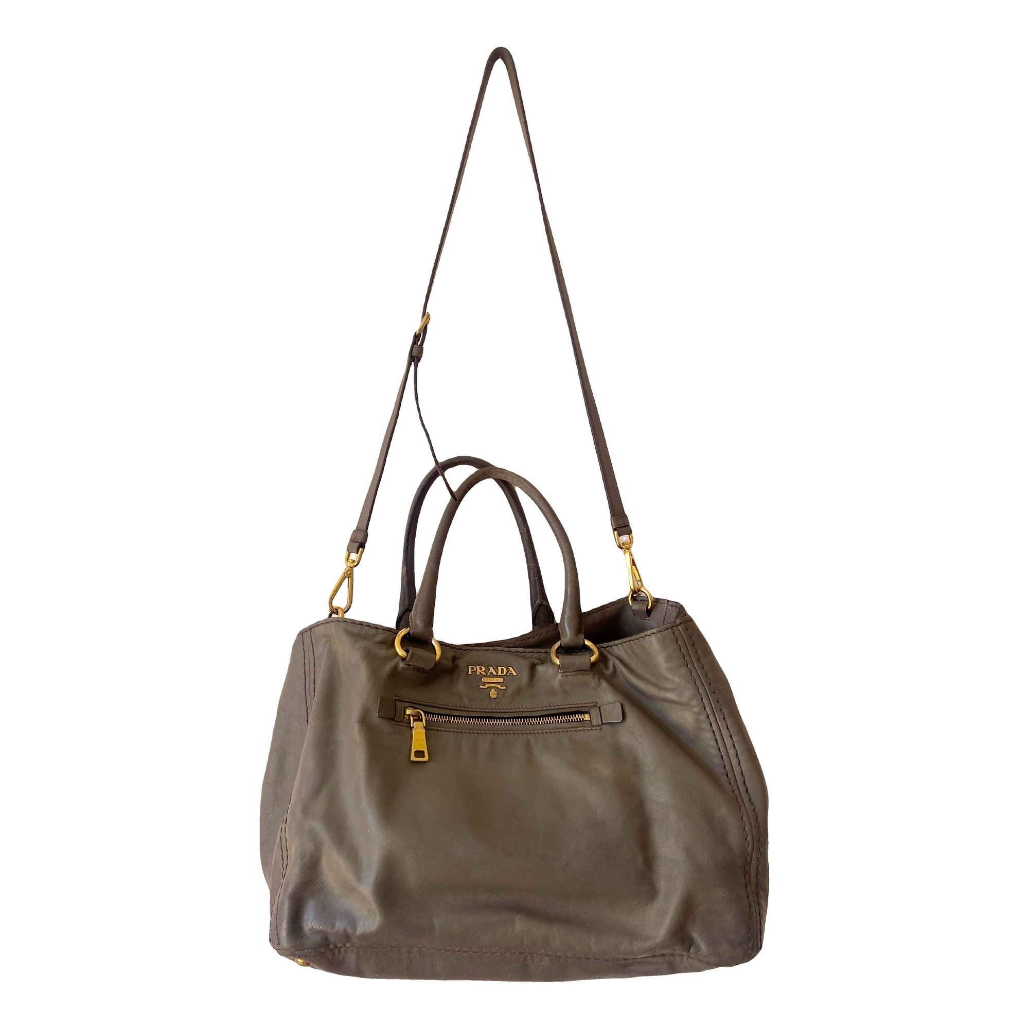 Leather handbag