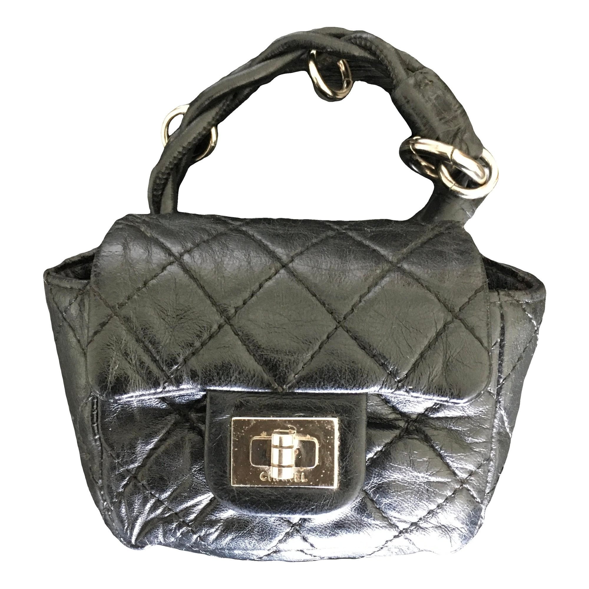 2.55 leather clutch bag