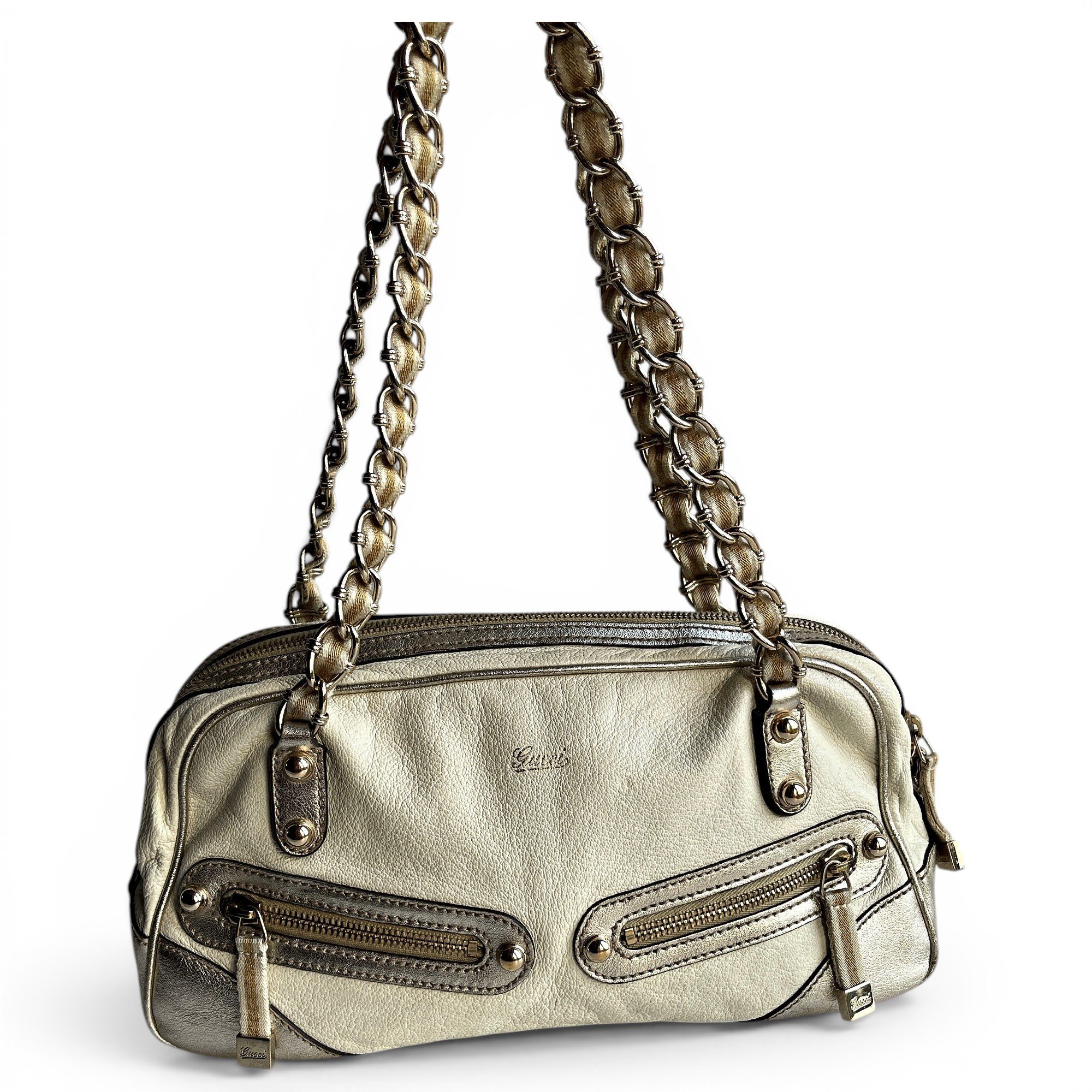 Leather handbag
