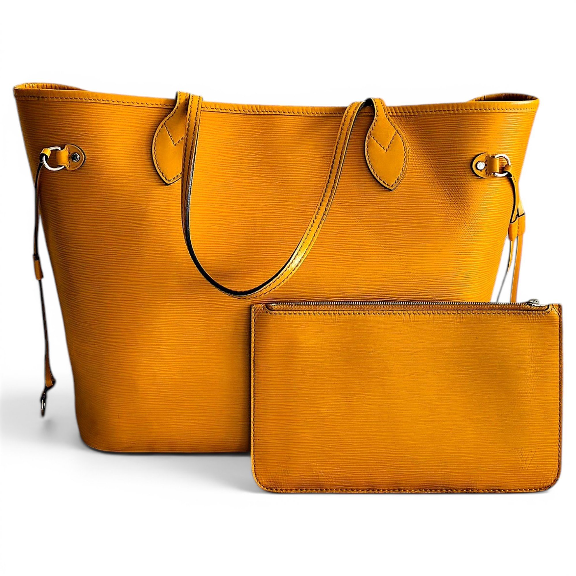 Louis Vuitton Neverfull leather tote