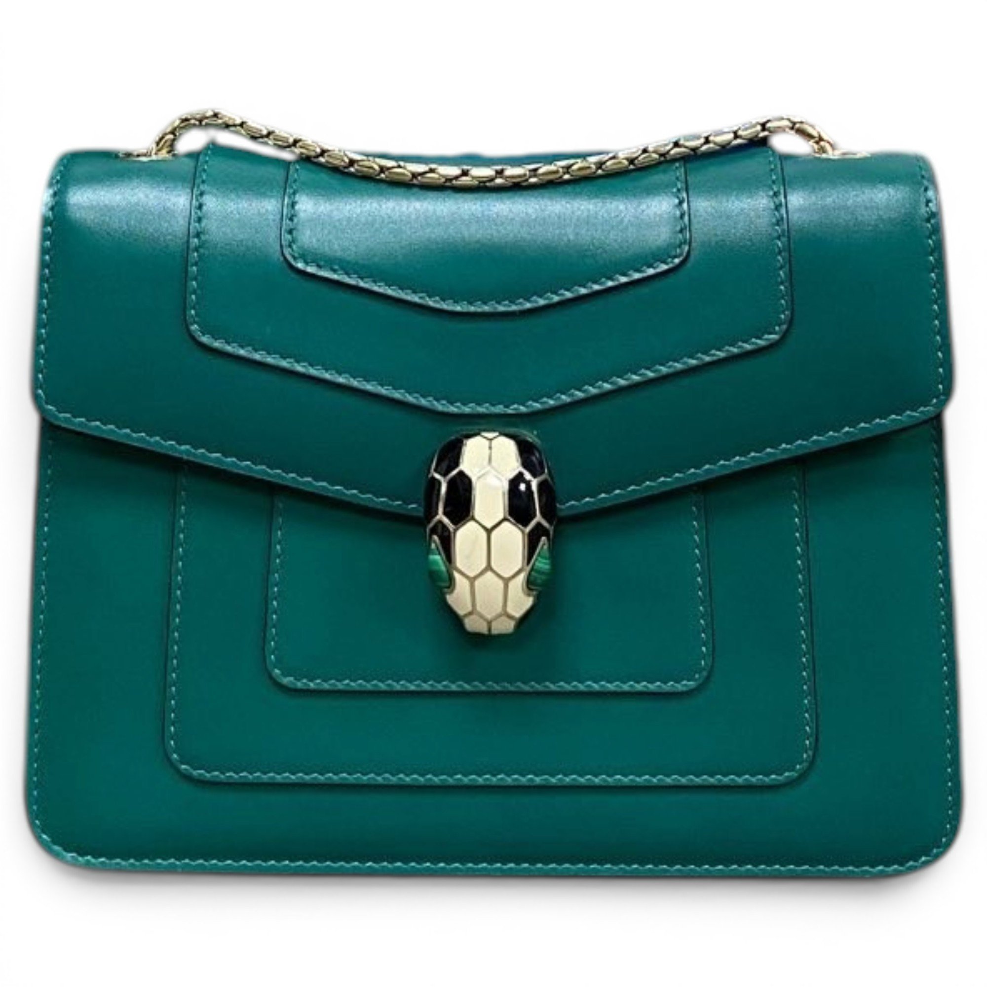Serpenti pony-style calfskin handbag