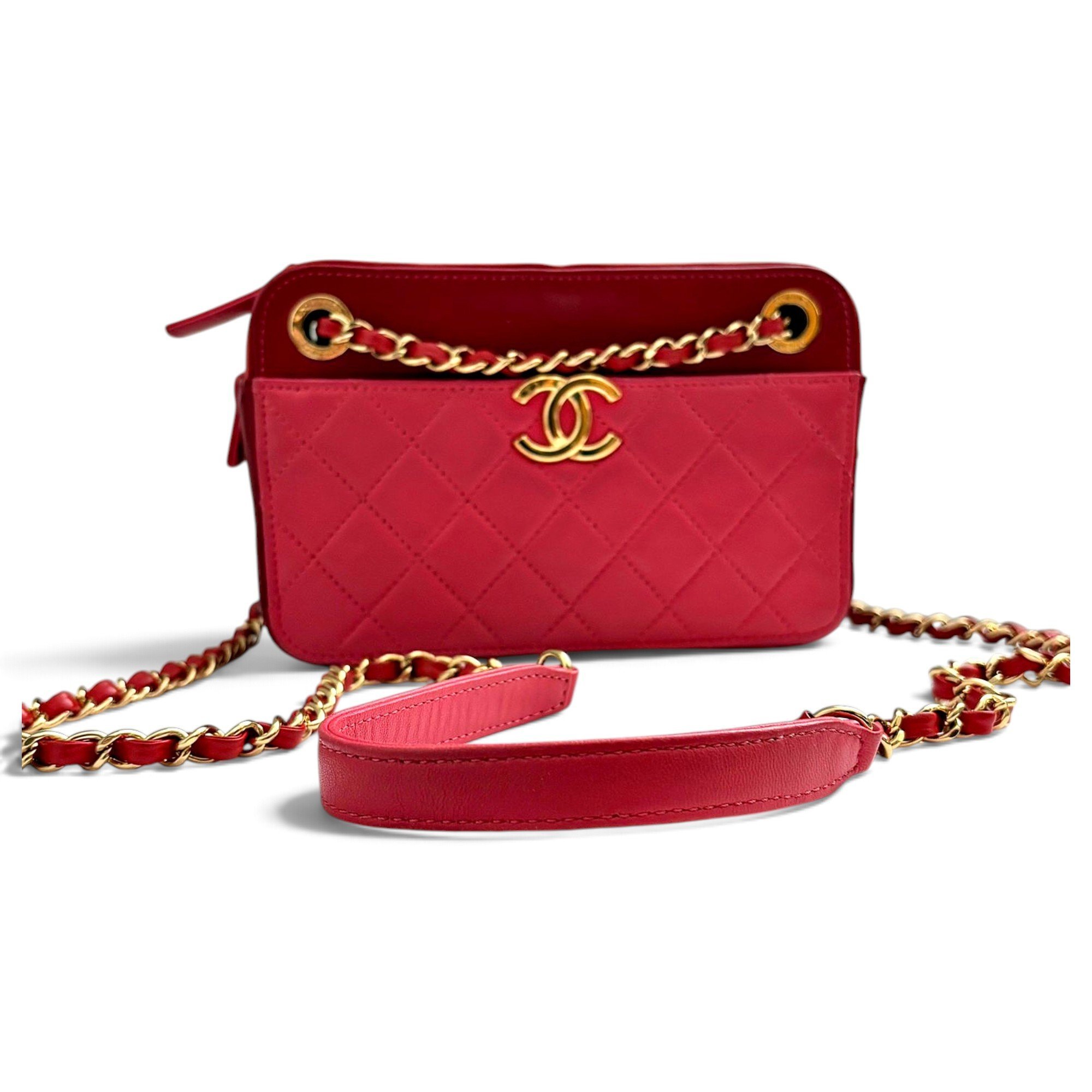 Leather crossbody bag