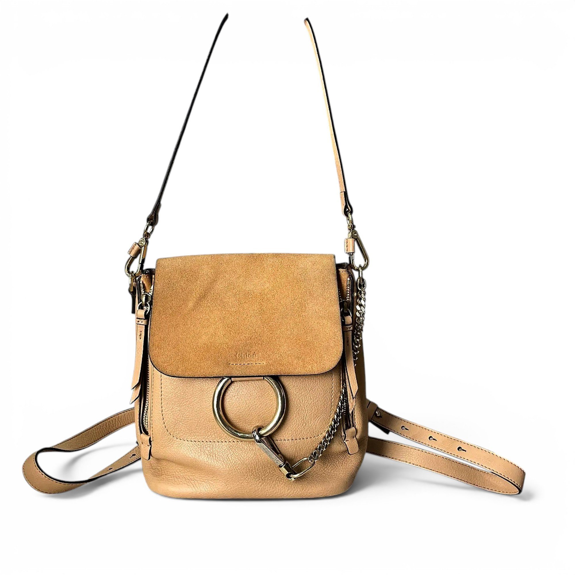 Faye leather backpack