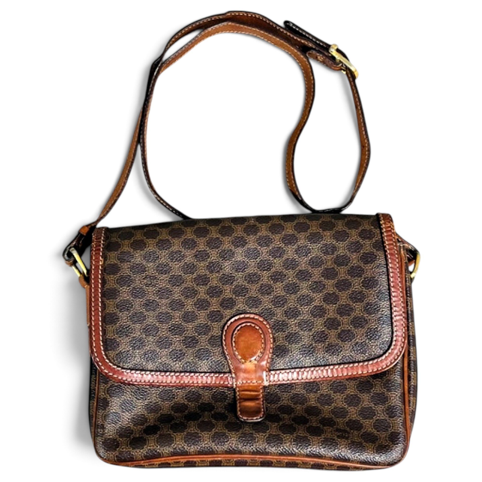 Classic leather crossbody bag