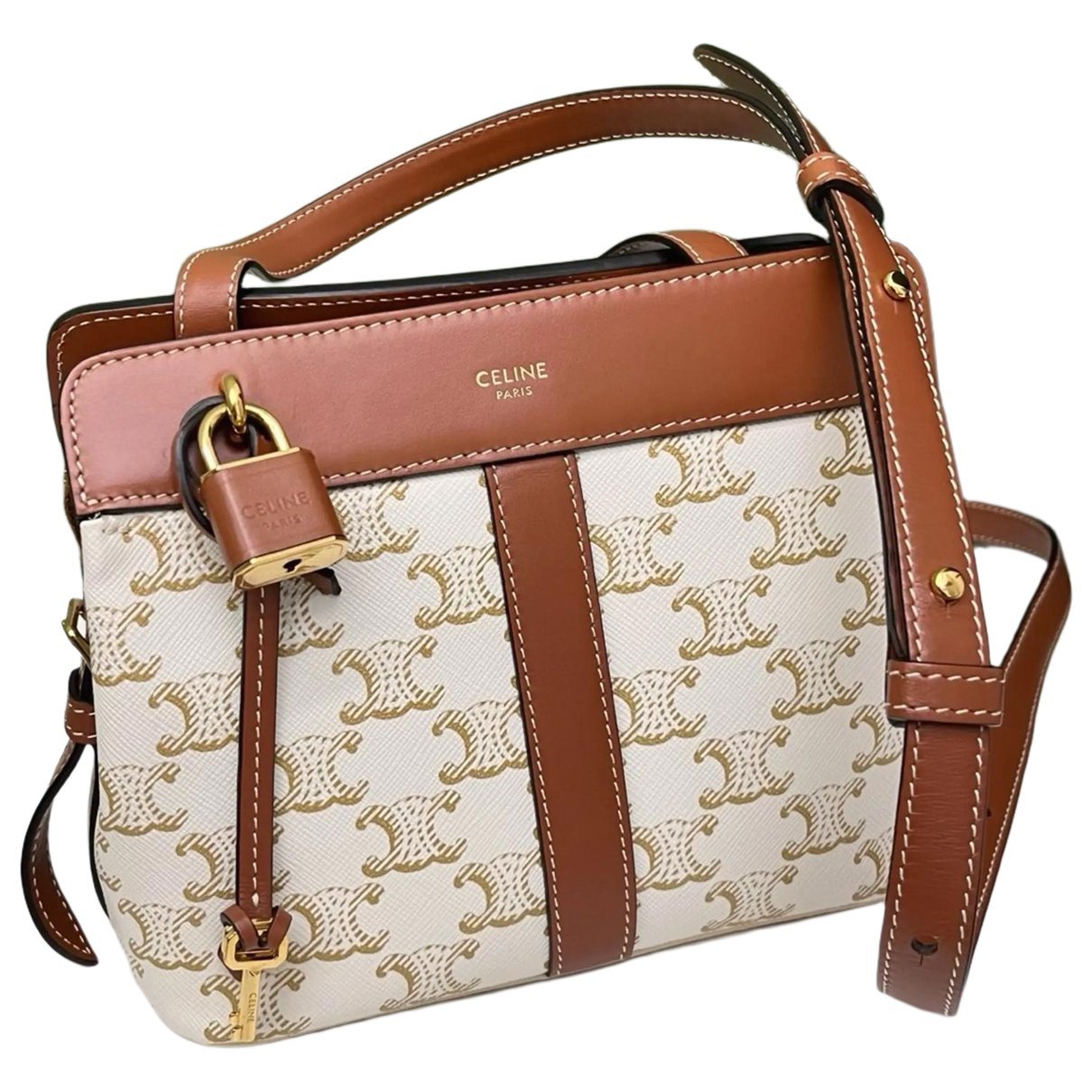 Vinyl crossbody bag
