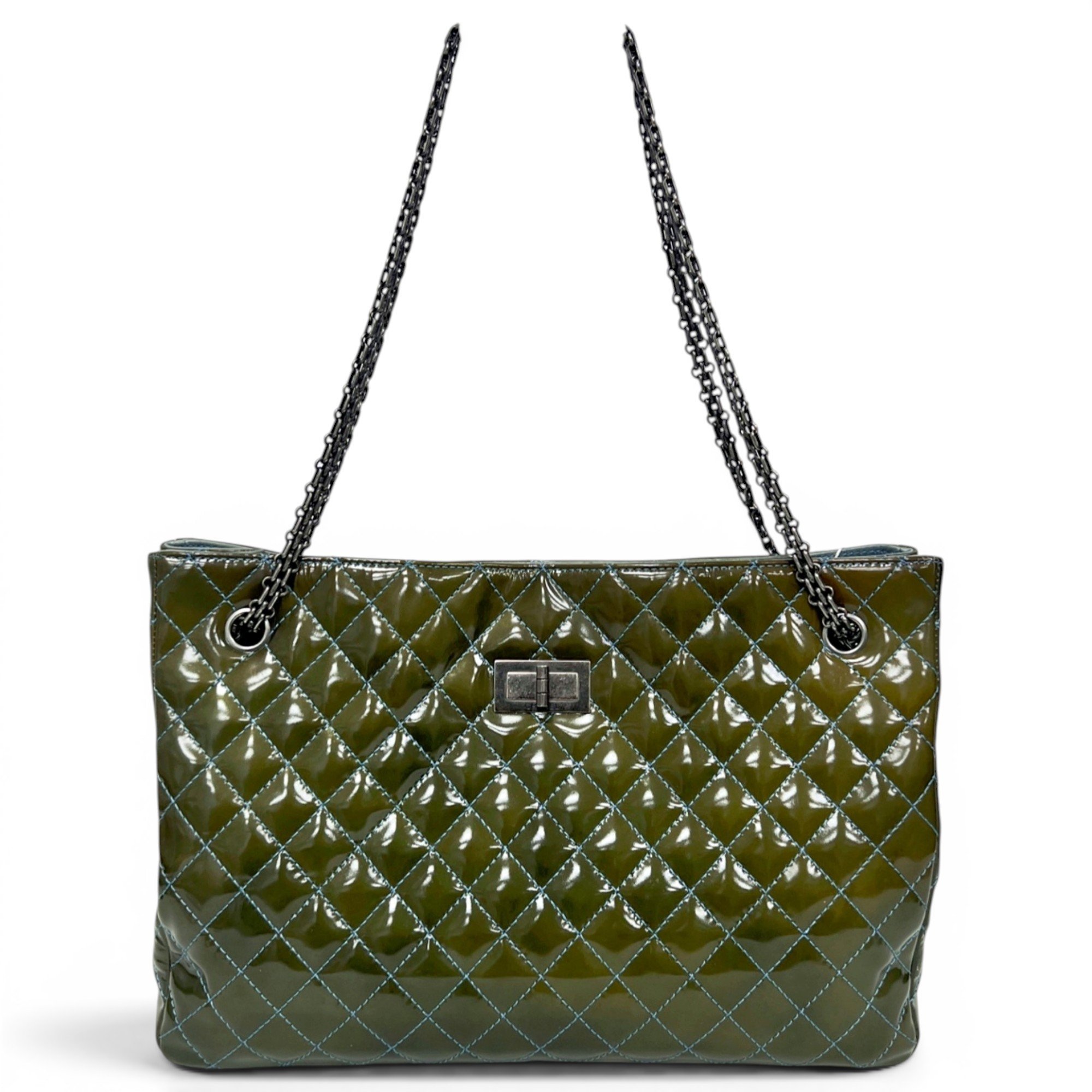 Patent leather crossbody bag
