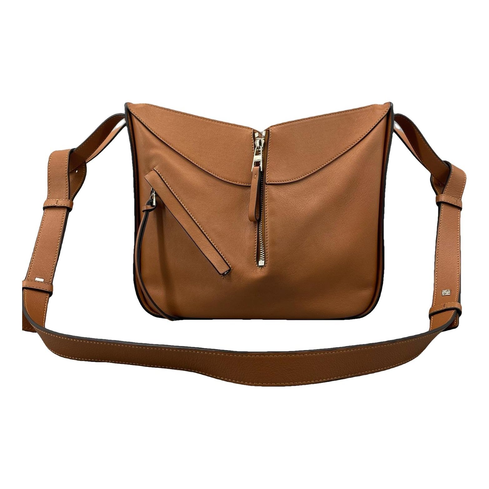 Hammock leather handbag