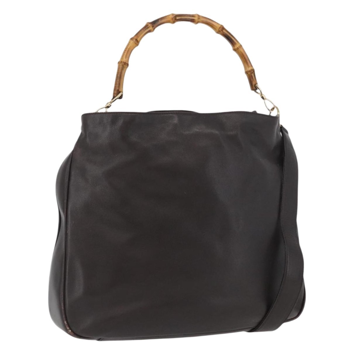 Bamboo leather handbag