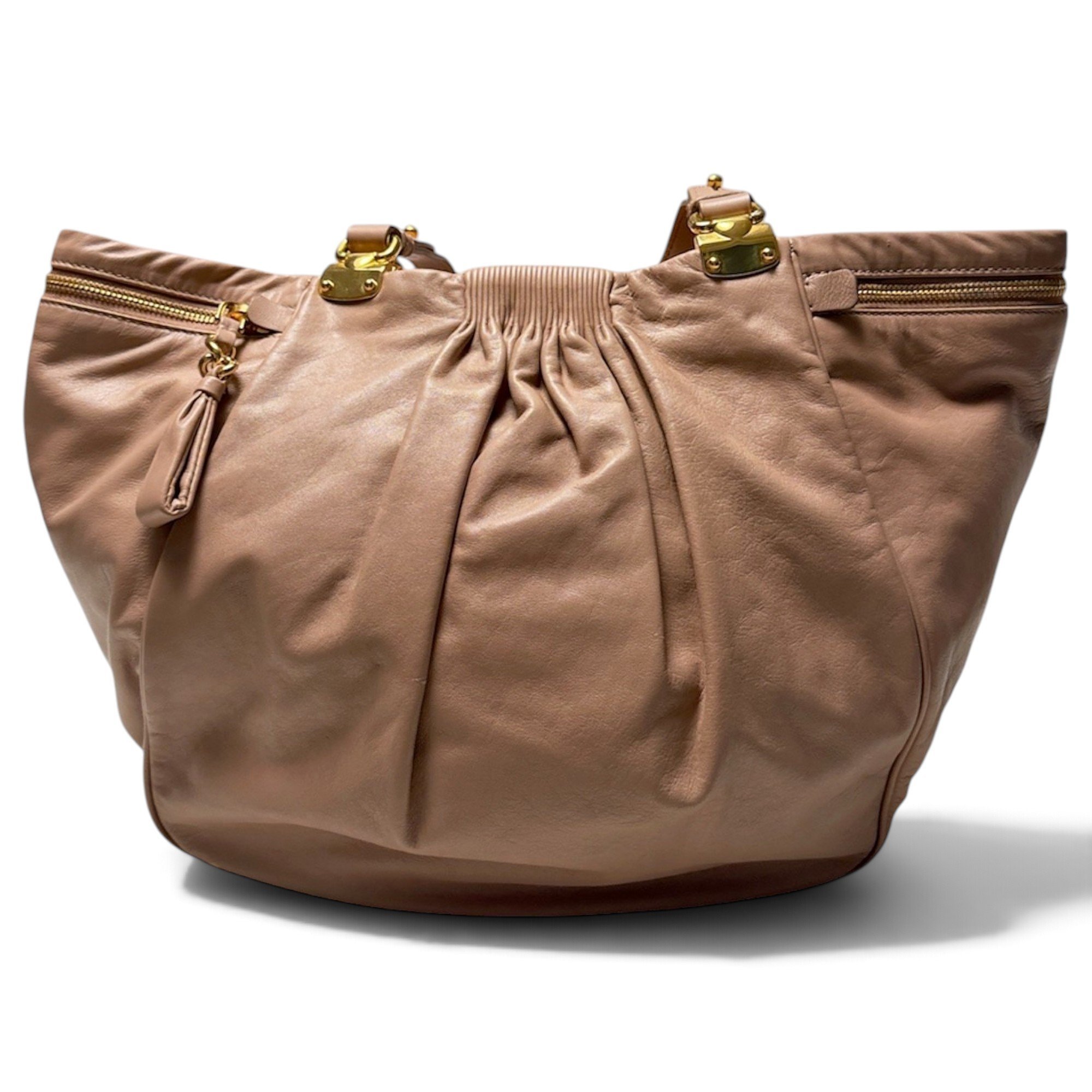 Leather tote