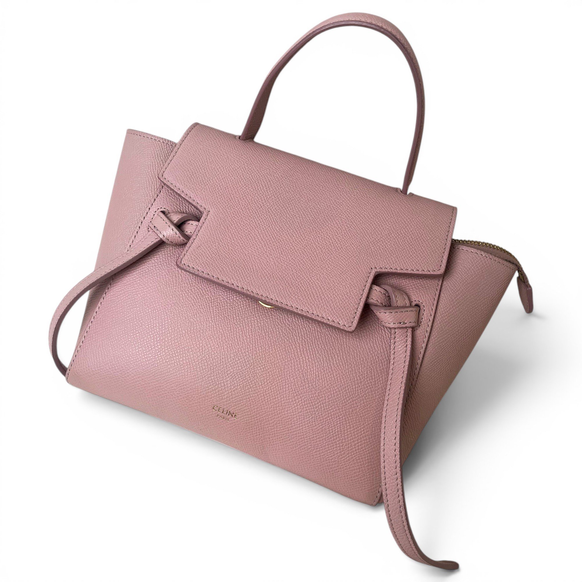 Belt leather handbag