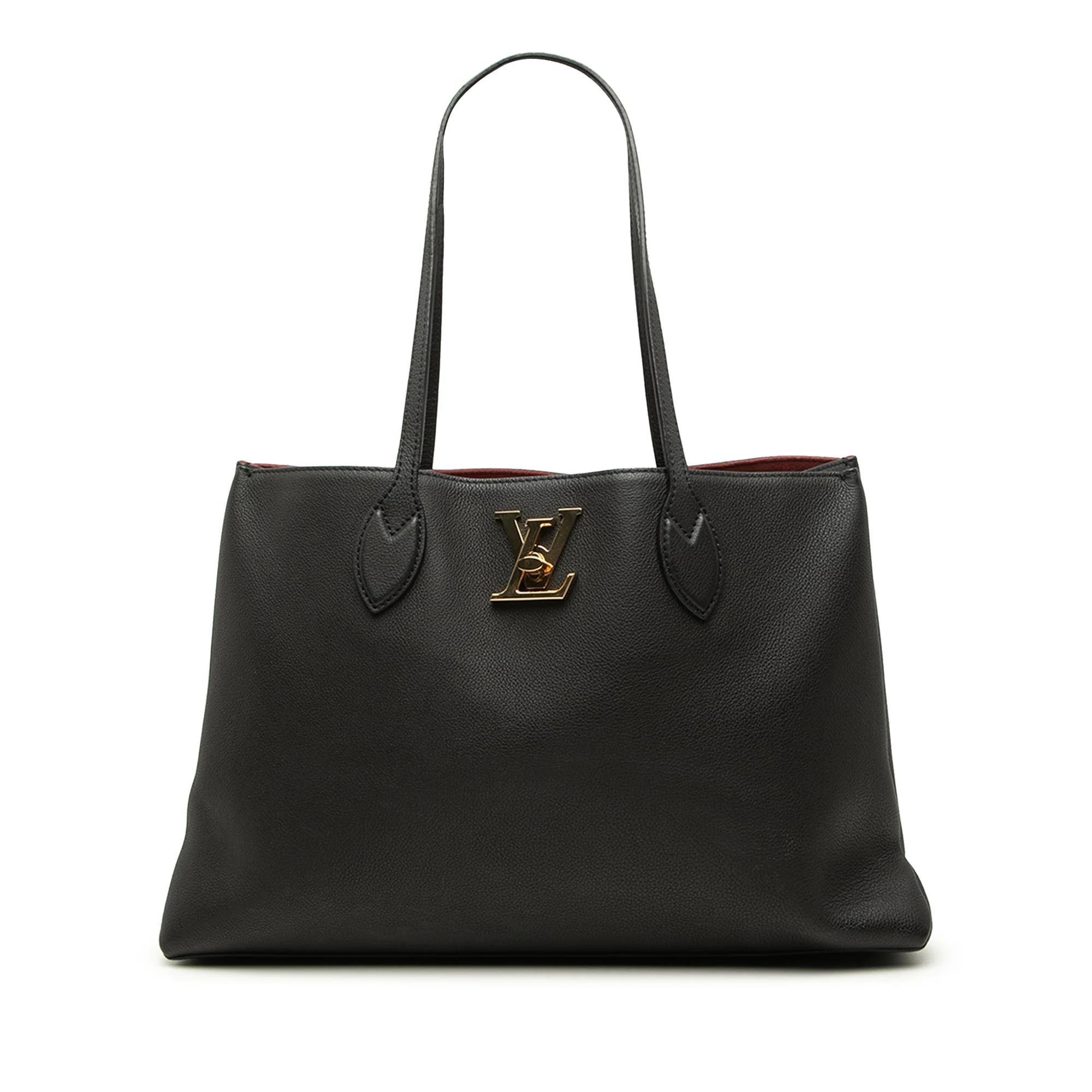 Lockme leather tote