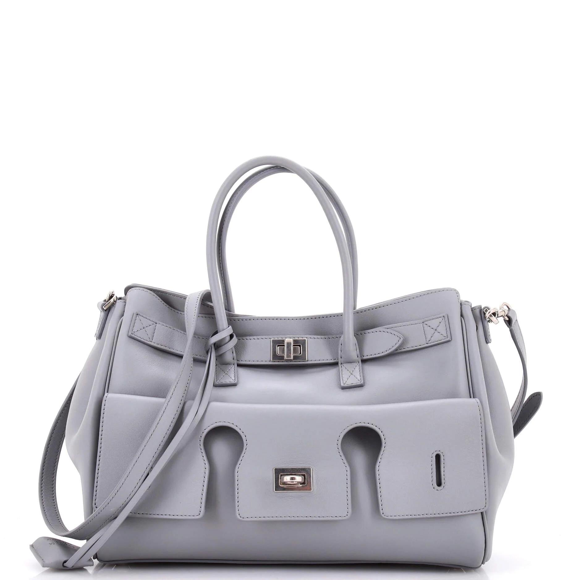 Leather tote