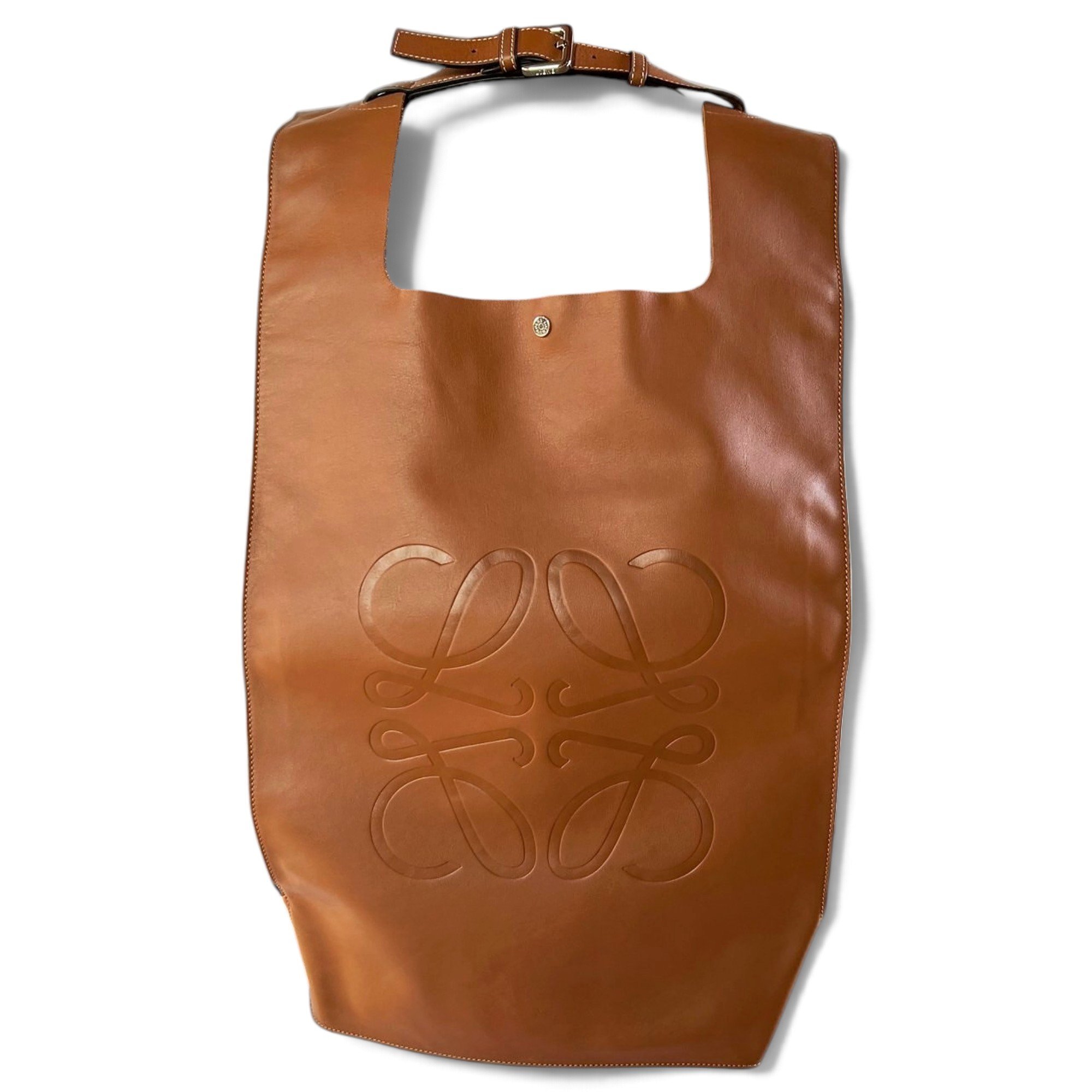 Leather backpack