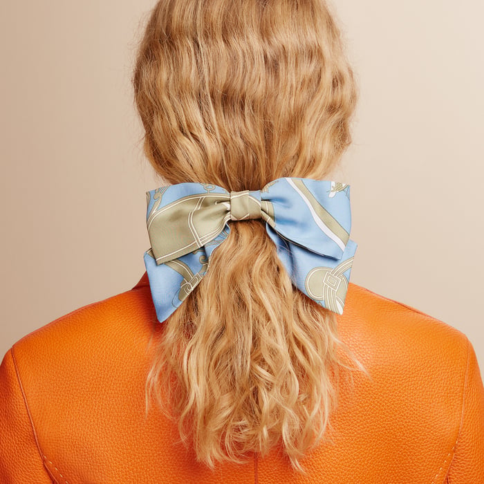 Bleu Cyclades "Ex-libris" Grenelle Hair Clip