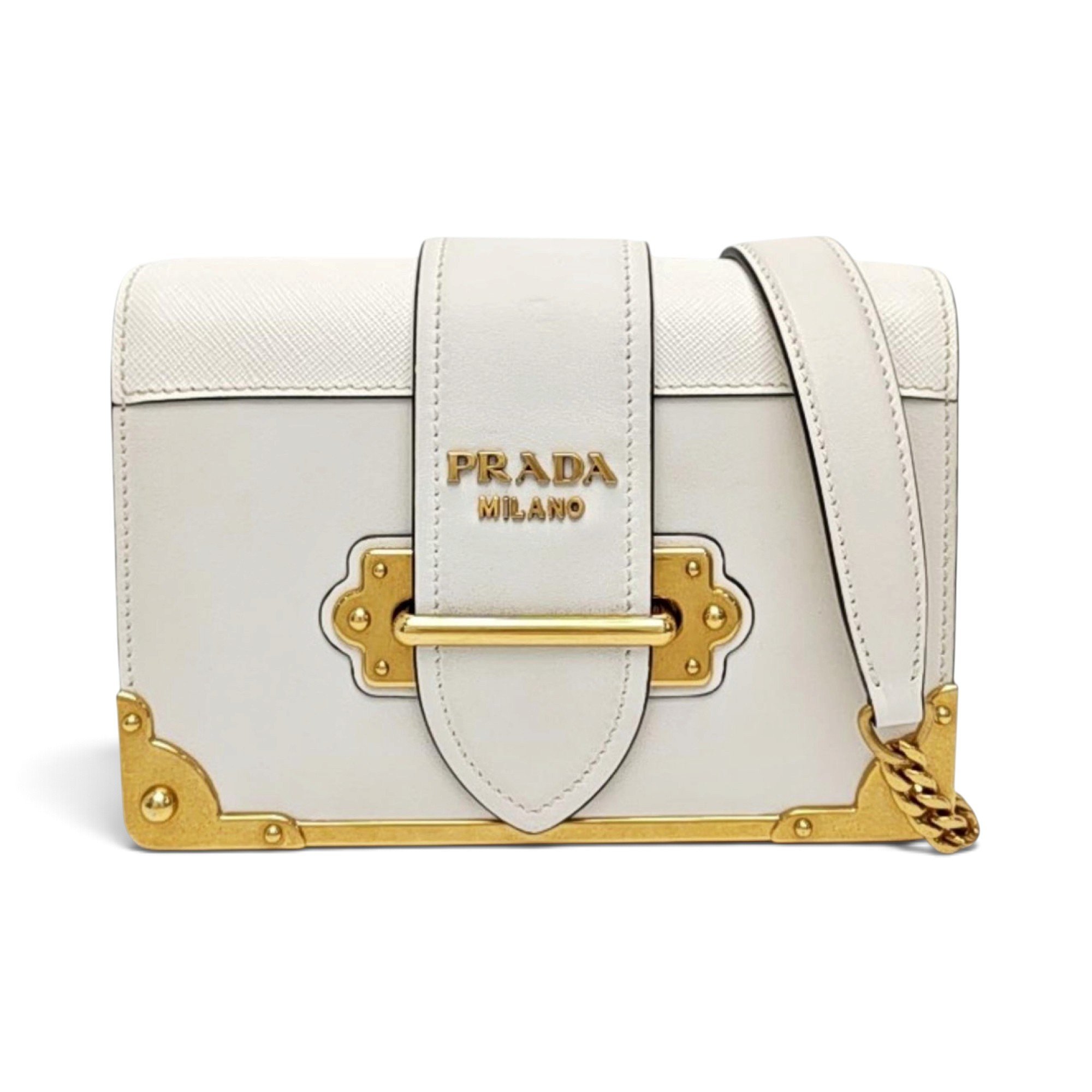 Cahier leather handbag