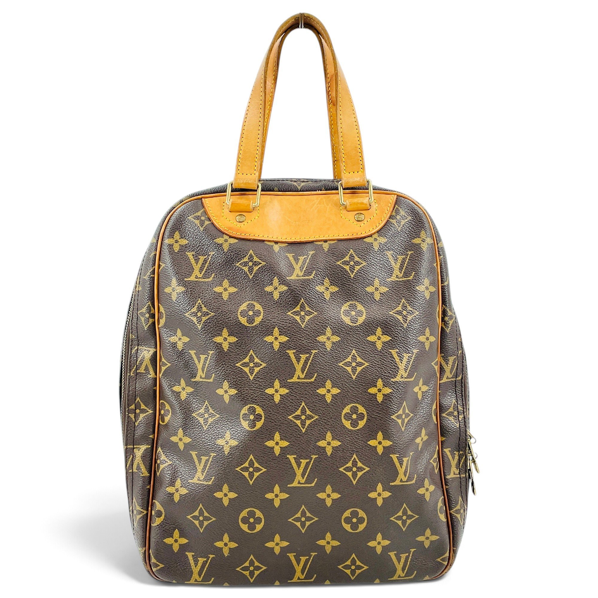 Leather backpack