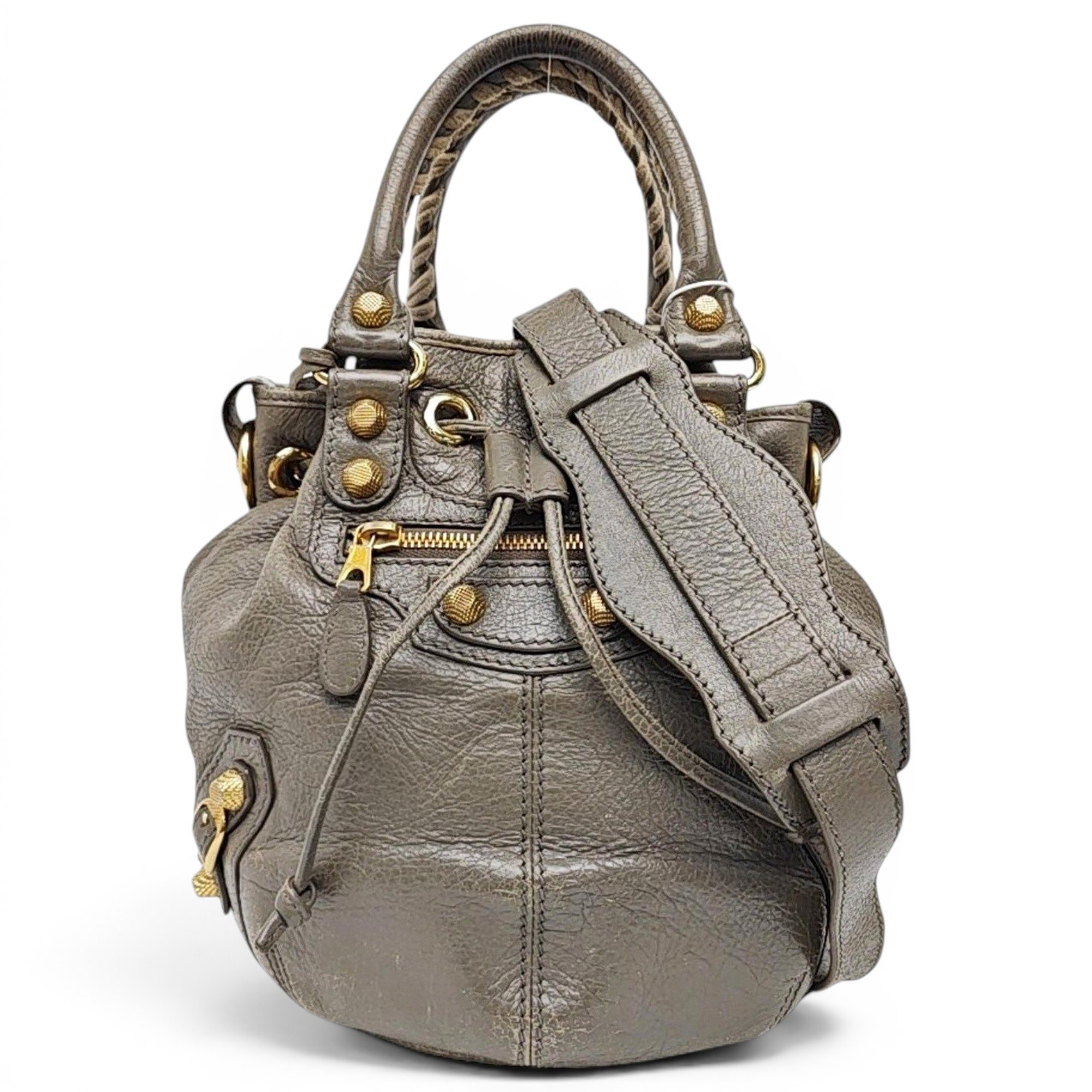 Leather handbag