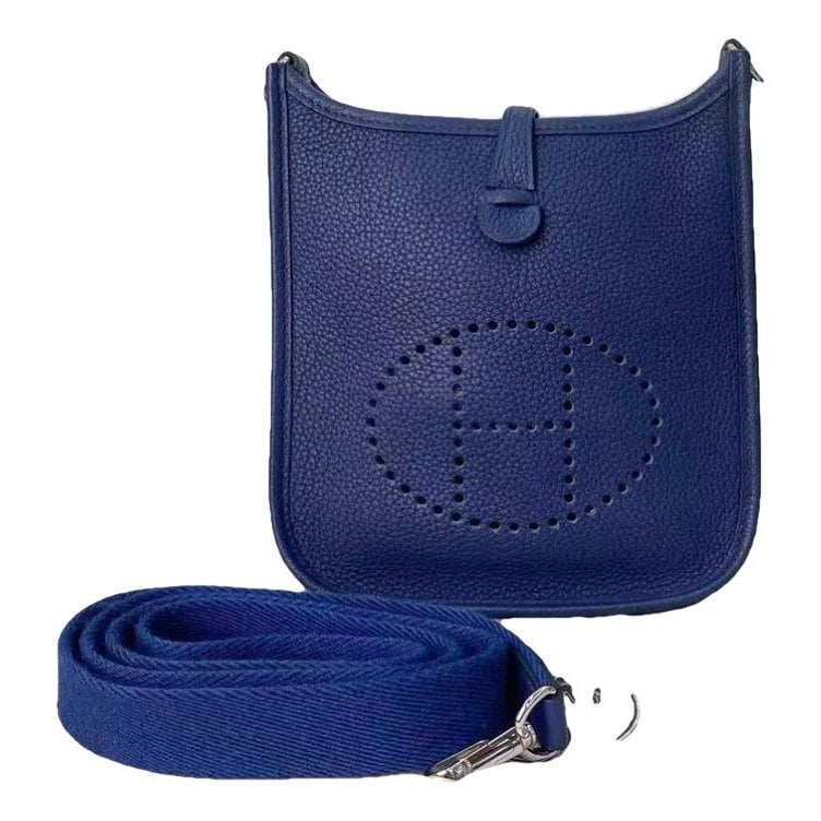 Hermes Mini Evelyne leather crossbody bag
