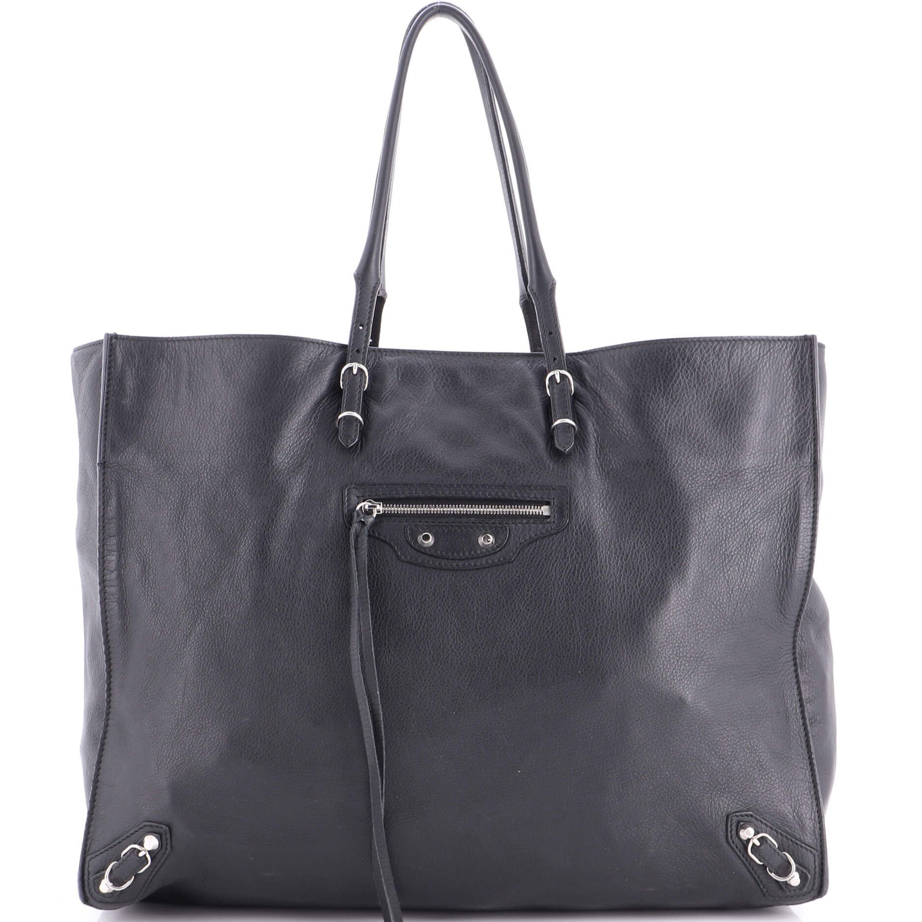 Leather tote