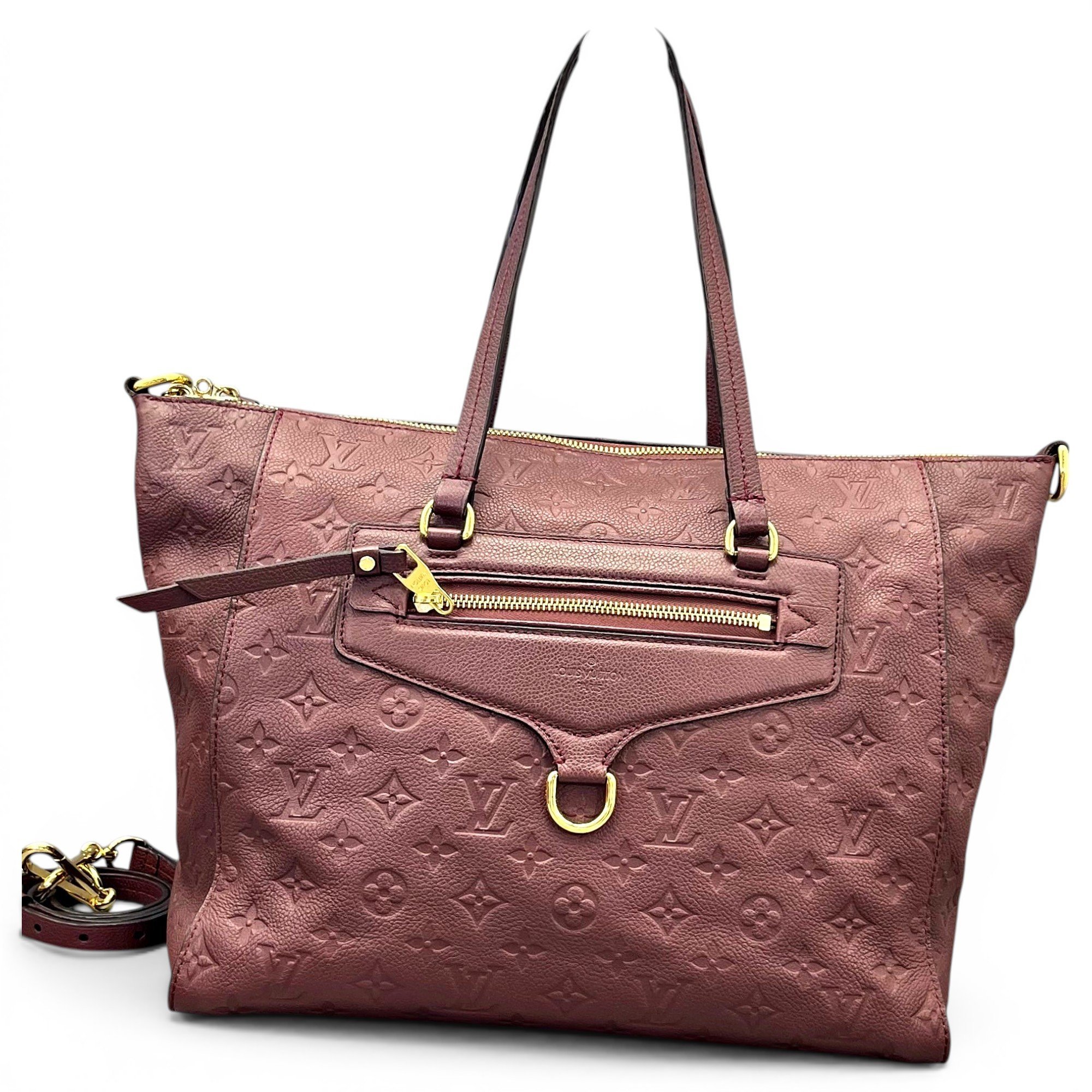 Lumineuse leather handbag