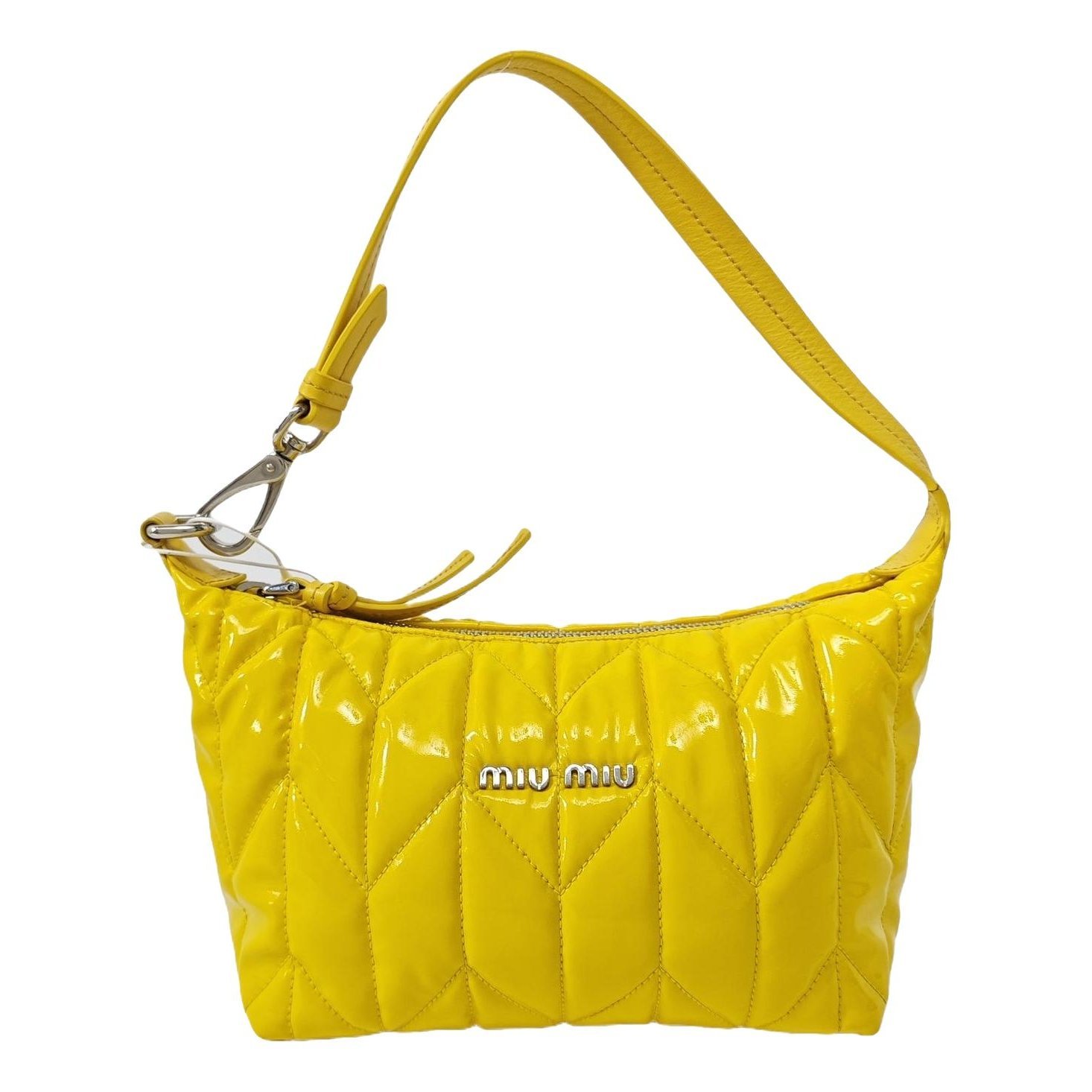 Patent leather handbag