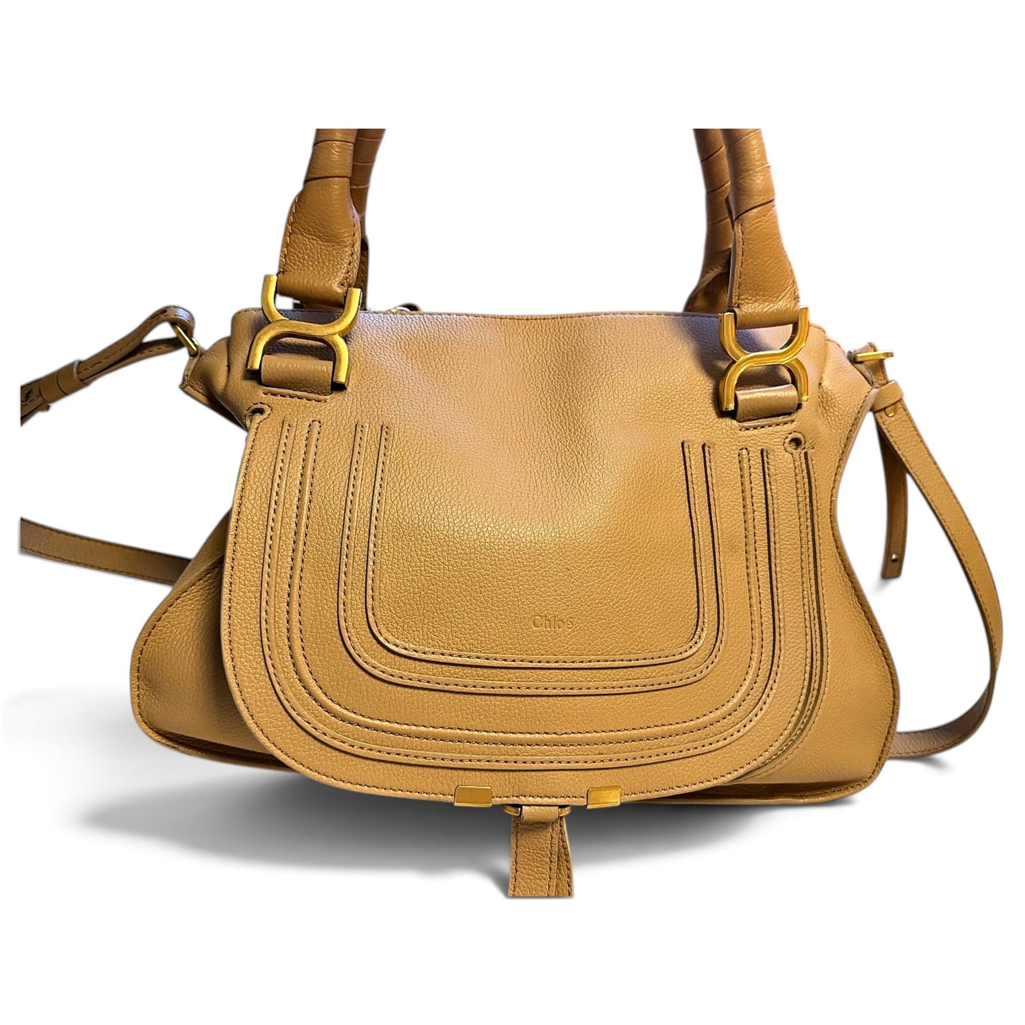 Marcie leather handbag