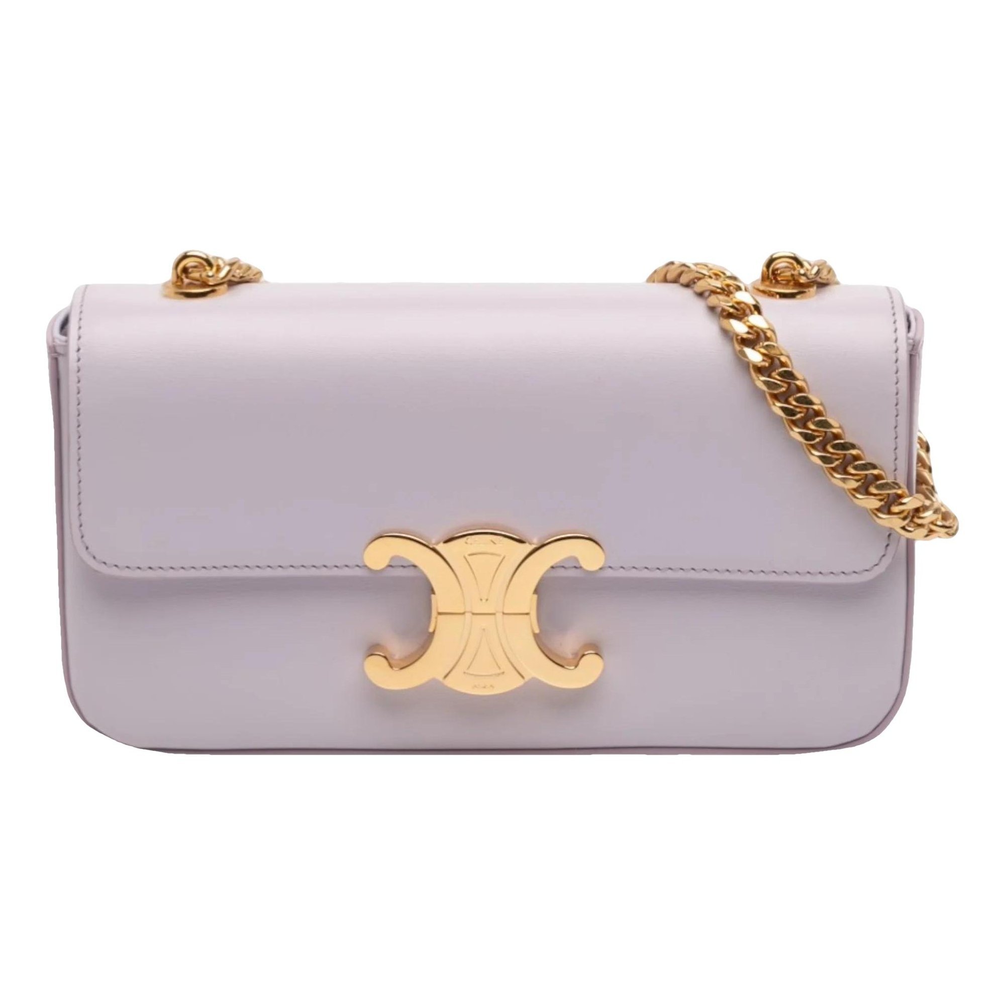 Pocket leather crossbody bag