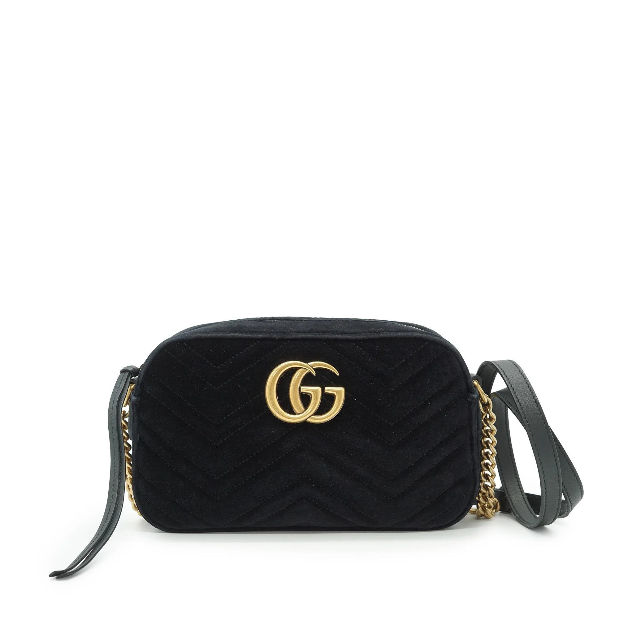 GG Marmont velvet handbag
