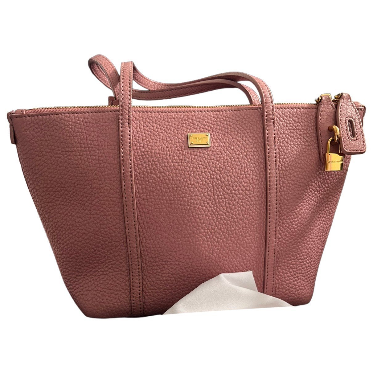 Leather tote