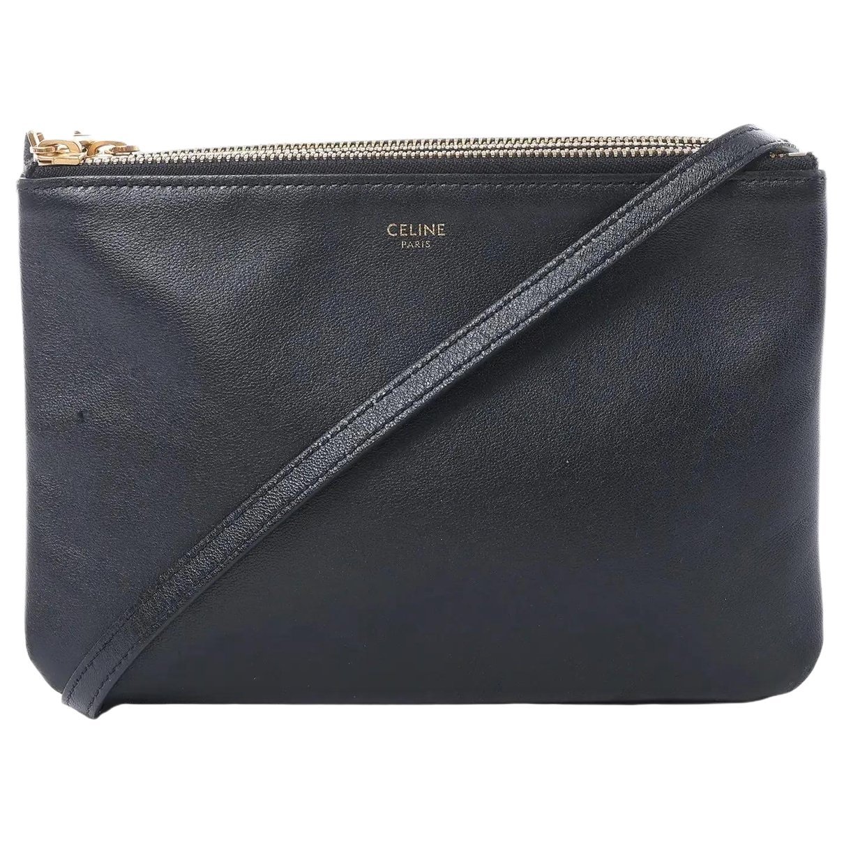 Trio leather crossbody bag