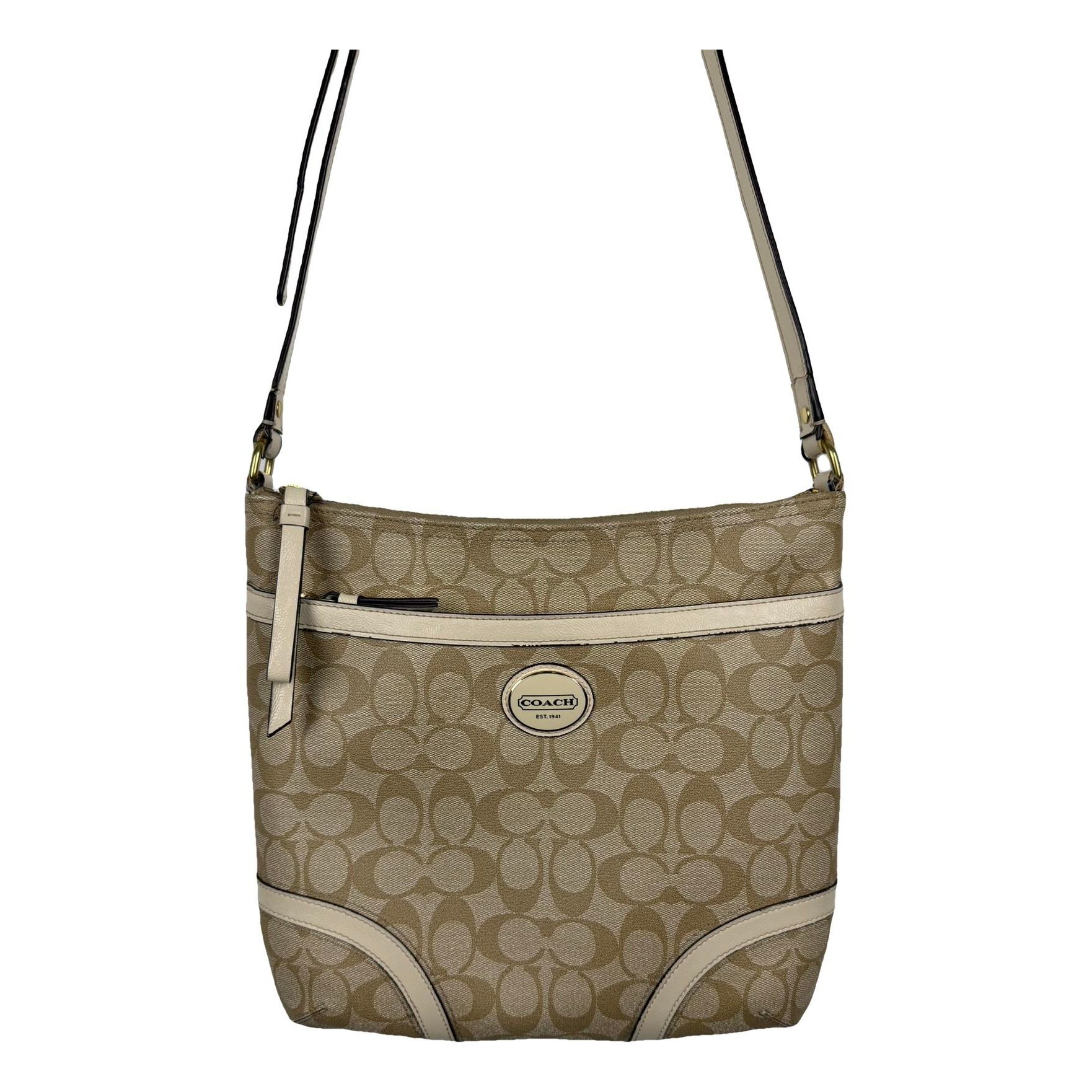 Signature Sufflette leather handbag